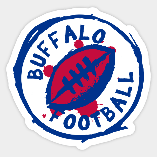 Bufallo Football 01 Sticker by Very Simple Graph